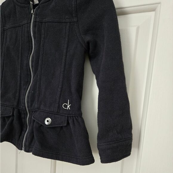2/$15 Calvin Klein Zip up sweater size 3 - Picture 4 of 5